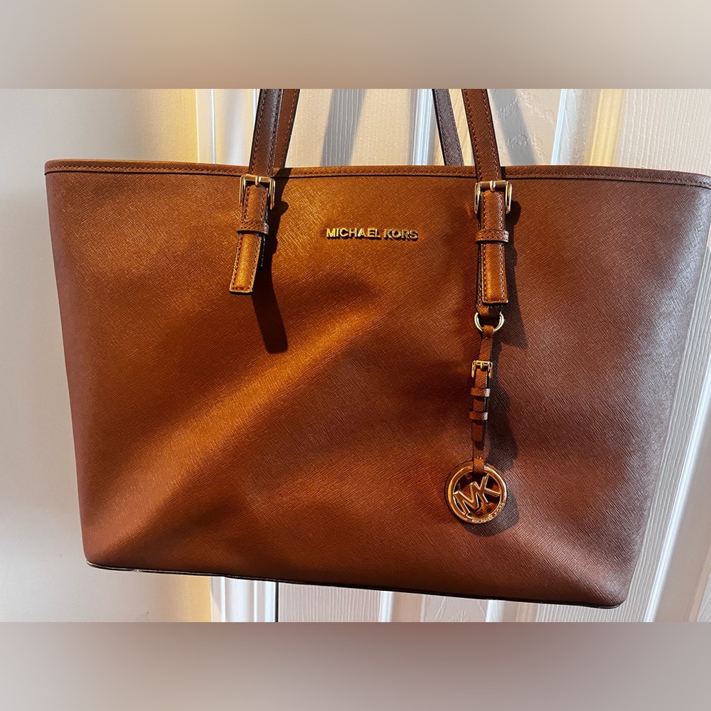 Michael Kors large leather tote